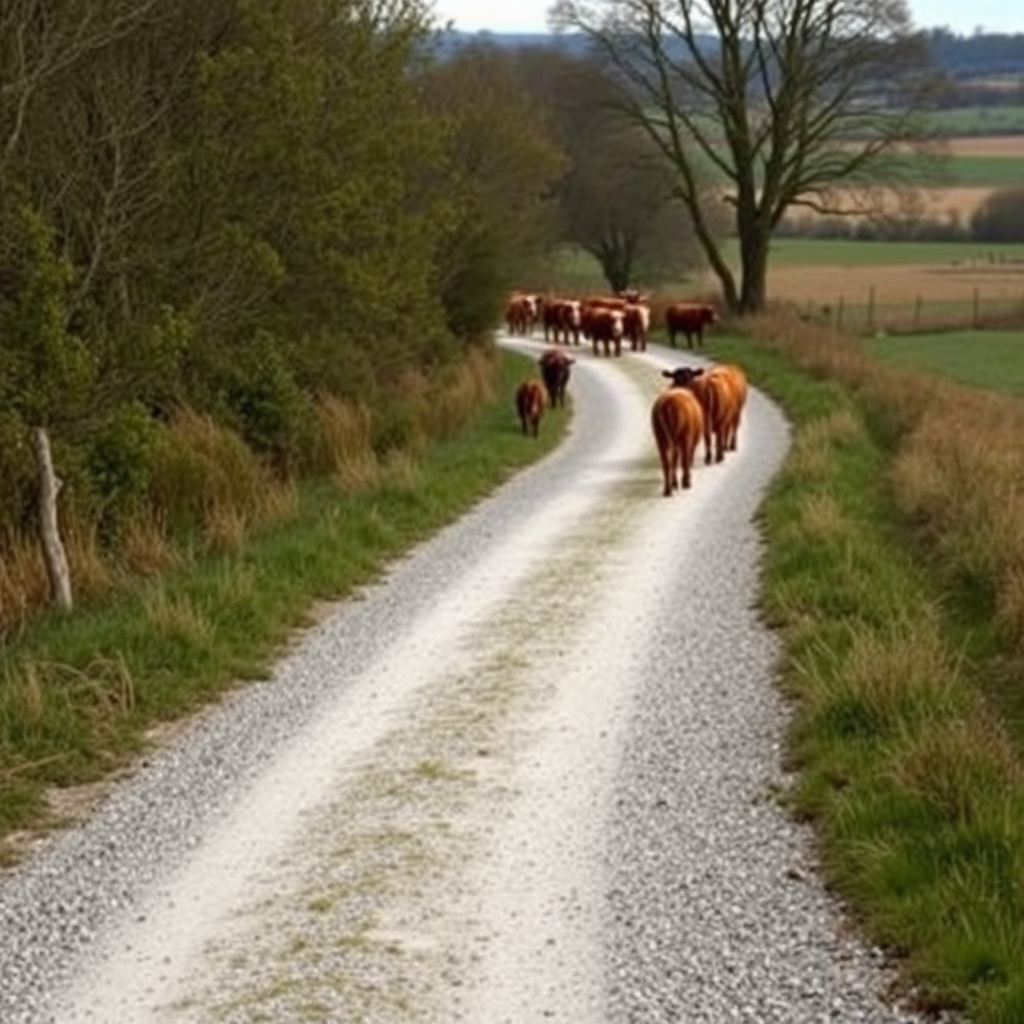 Herd of cows found blocking trail have now mysteriously vanished